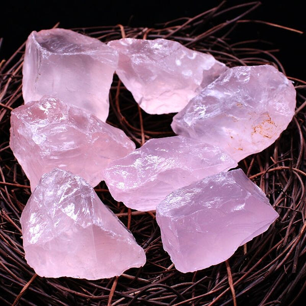 Natural Rose Quartz Minerals