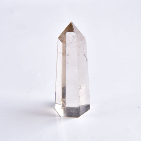 Natural Smoky Quartz Crystal Point Healing Stone Hexagonal Prisms 50-80mm Obelisk Wand Treatment Stone Tower DIY Gift 1PC