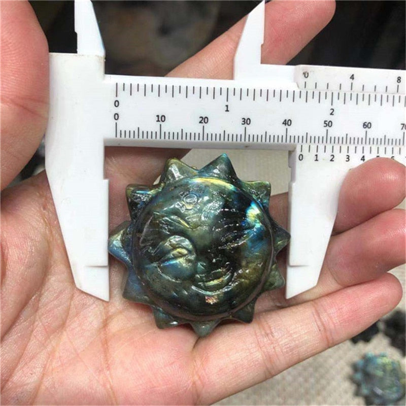 Labradorite Stone Sun Face