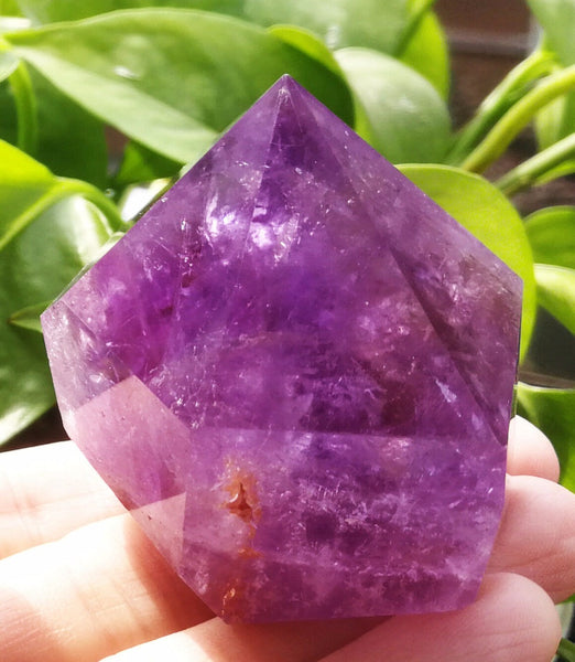 skeletal AMETHYST QUARTZ crystal point