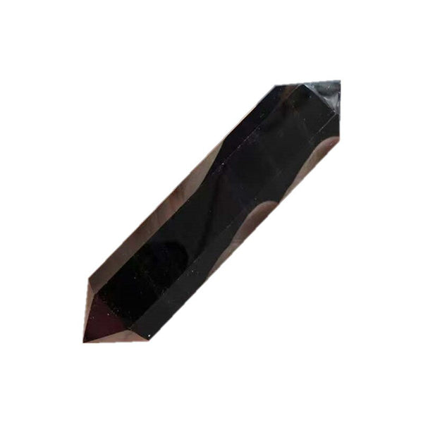 Natural Crystal Double Pointed Pyramid Pillar Point Magic Wand Gemstone Home Decoration
