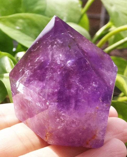 skeletal AMETHYST QUARTZ crystal point
