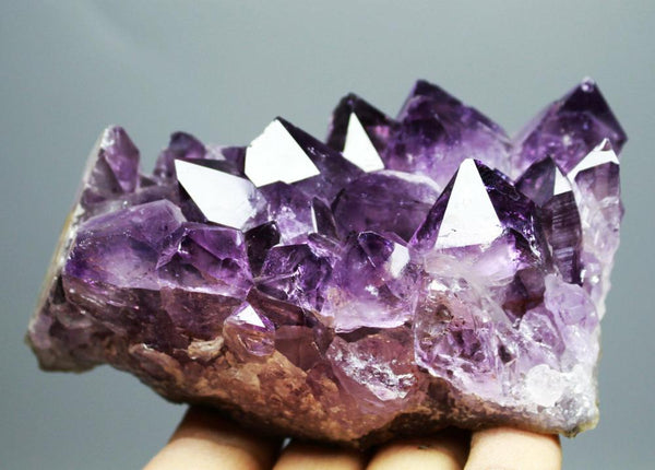 Natural Uruguay Amethyst crystal purple specimen for healing
