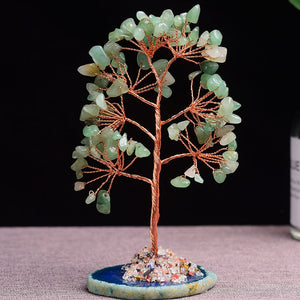Natural Amethyst Rose Quartz Tree of Life