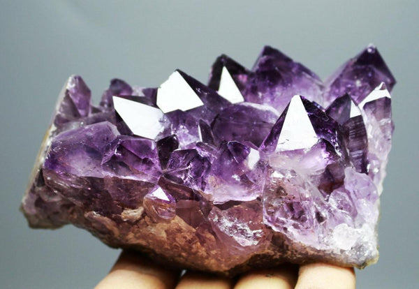 Natural Uruguay Amethyst crystal purple specimen for healing