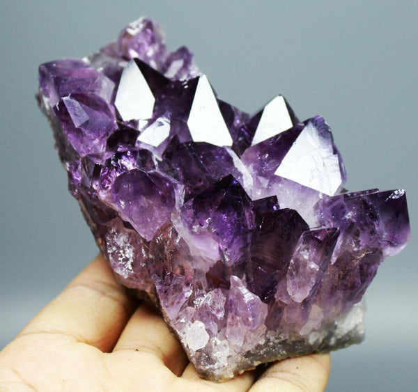 Natural Uruguay Amethyst crystal purple specimen for healing