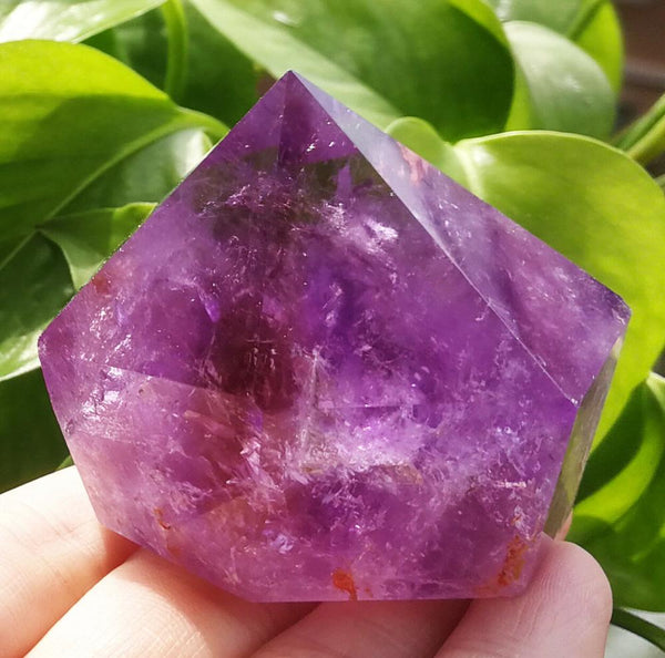 skeletal AMETHYST QUARTZ crystal point