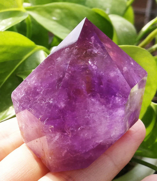 skeletal AMETHYST QUARTZ crystal point