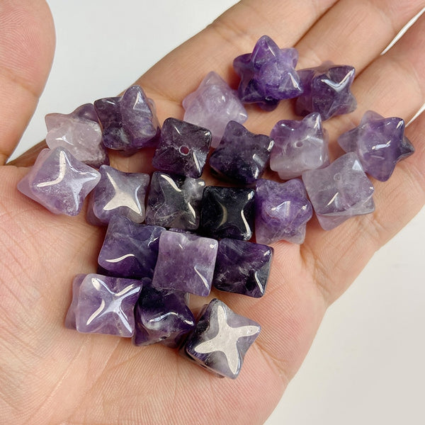 Natural Purple Stone Amethysts Slice Pendant