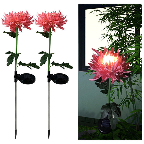 2pcs LED Solar Light Outdoor Fiber Optic Jellyfish Colorful Lamp Color Changing Garden Ground Lawn Pathway Street Lighting Decor