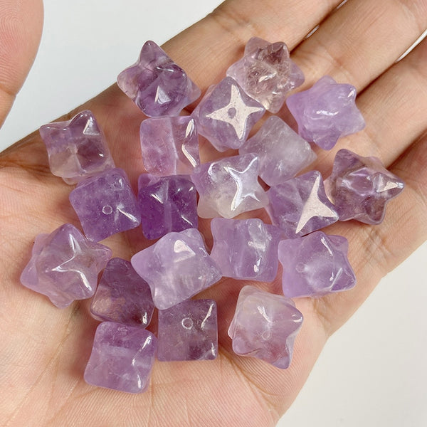 Natural Purple Stone Amethysts Slice Pendant
