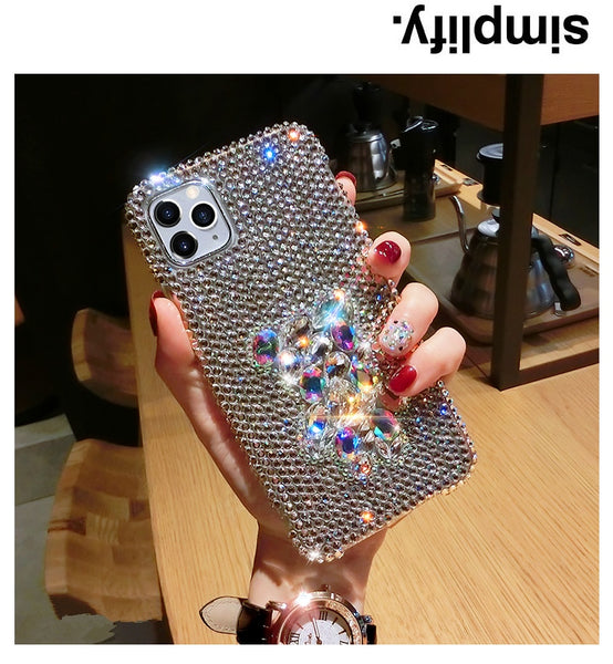 Diamond Bling Bear Phone Cases