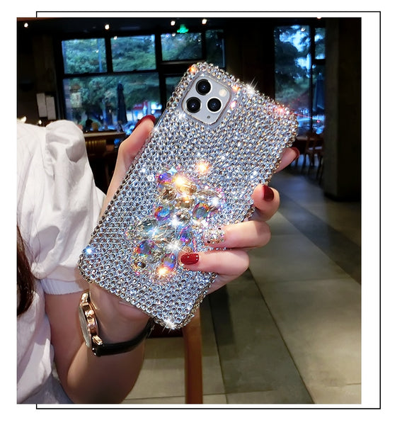 Diamond Bling Bear Phone Cases