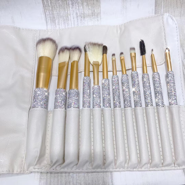 Bling 12pcs/set Makeup Brushes Tool Sets
