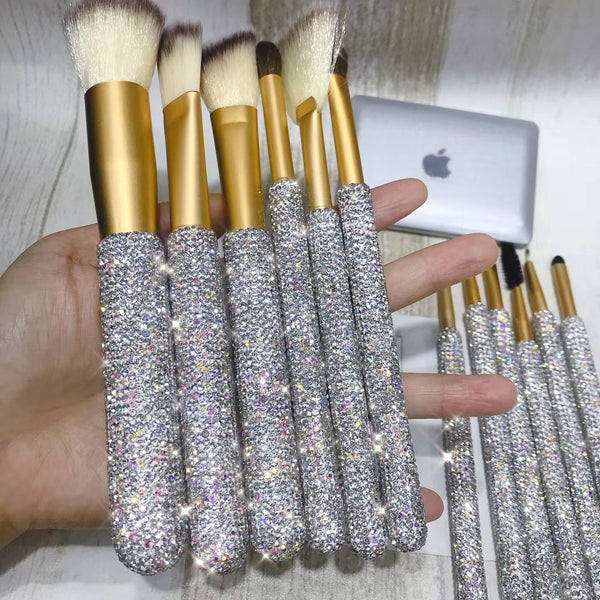 Bling 12pcs/set Makeup Brushes Tool Sets