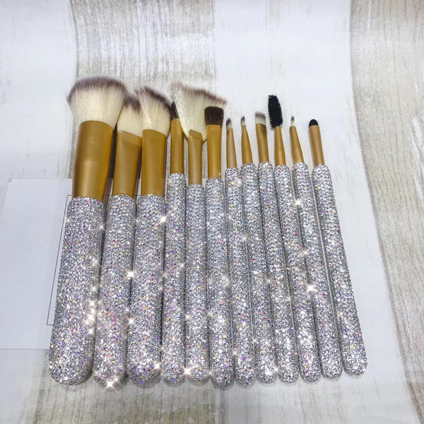 Bling 12pcs/set Makeup Brushes Tool Sets
