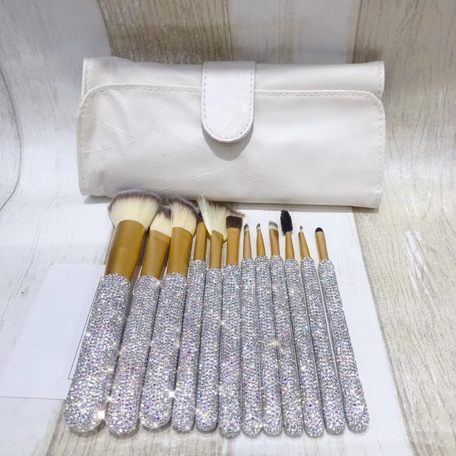 Bling 12pcs/set Makeup Brushes Tool Sets