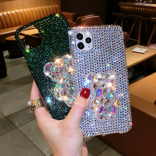 Diamond Bling Bear Phone Cases