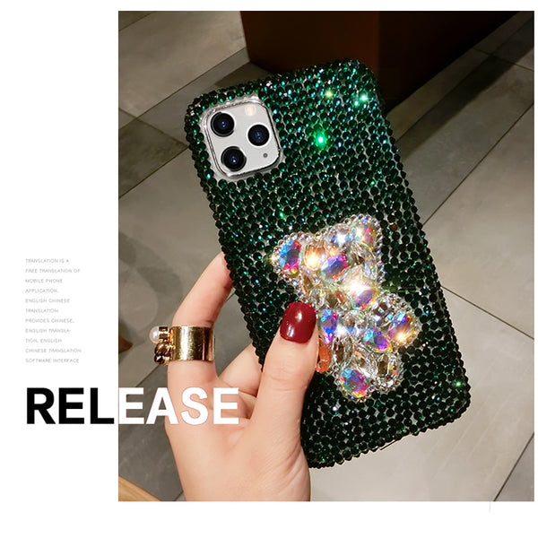 Diamond Bling Bear Phone Cases