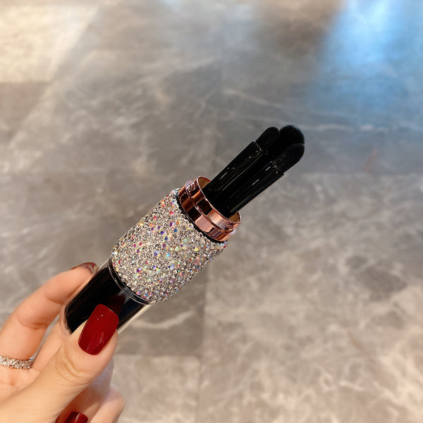4in1 Diamond Makeup Brushes Set with Case