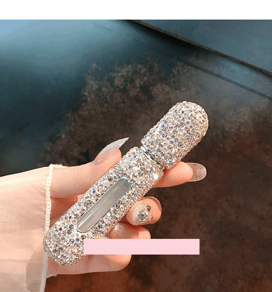 Sparkling 5ml Empty Perfume Bottle with Spray Scent Pump Portable Refillable Cosmetic Containers Atomizer Bottle for Travel Tool