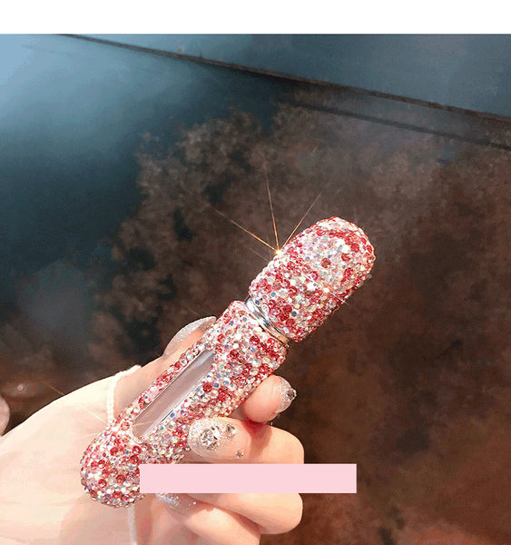 Sparkling 5ml Empty Perfume Bottle with Spray Scent Pump Portable Refillable Cosmetic Containers Atomizer Bottle for Travel Tool