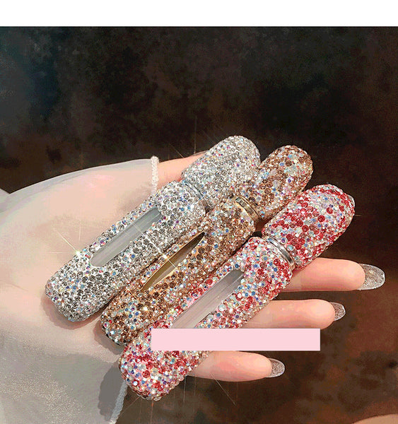 Sparkling 5ml Empty Perfume Bottle with Spray Scent Pump Portable Refillable Cosmetic Containers Atomizer Bottle for Travel Tool