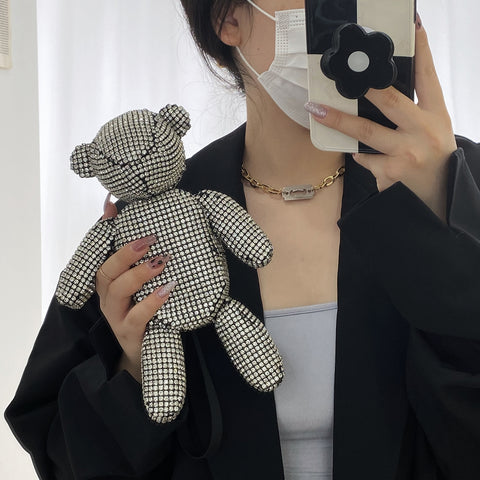 Diamond Bear Bag
