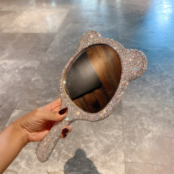 lovely cat shiny make up mirror