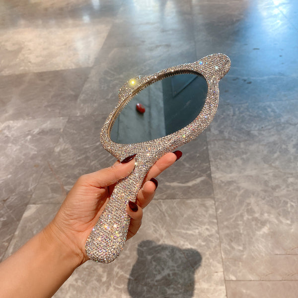 lovely cat shiny make up mirror
