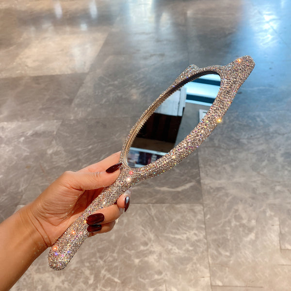 lovely cat shiny make up mirror