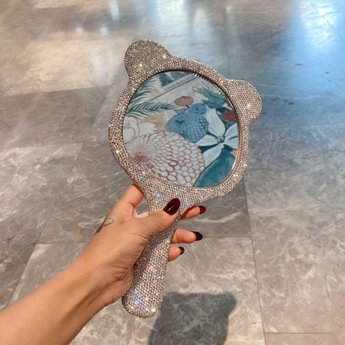 lovely cat shiny make up mirror