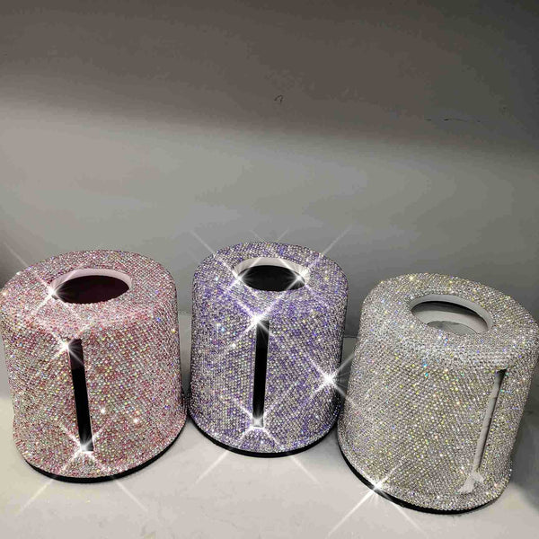 Round Sparkling Tissue Box