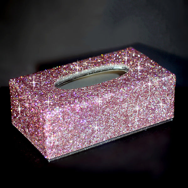 High-grade Crystal Diamond Tissue Box