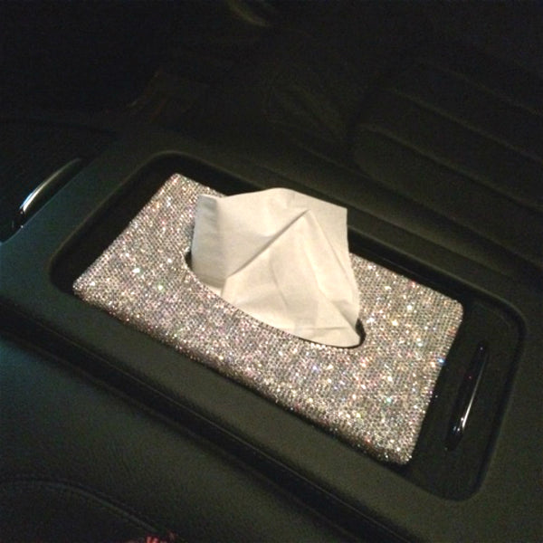 High-grade Crystal Diamond Tissue Box