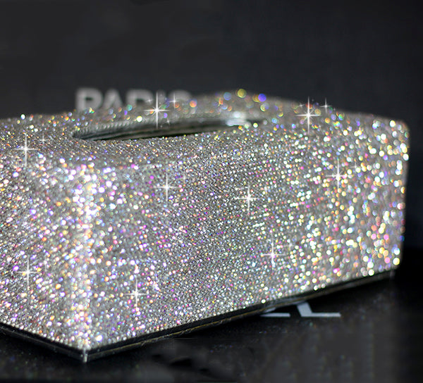 High-grade Crystal Diamond Tissue Box