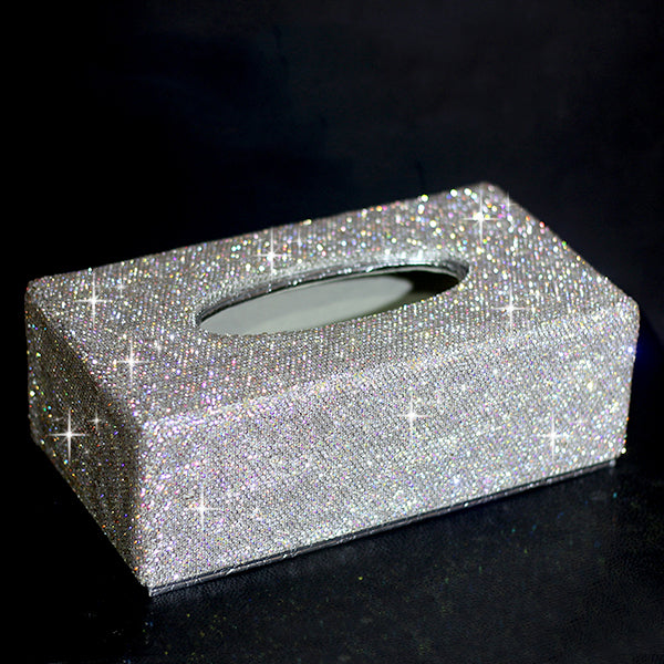 High-grade Crystal Diamond Tissue Box