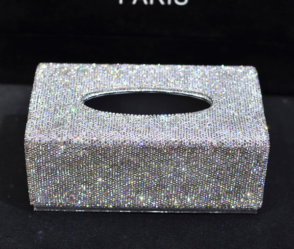 High-grade Crystal Diamond Tissue Box