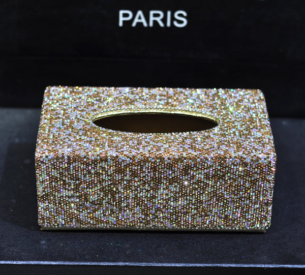 High-grade Crystal Diamond Tissue Box