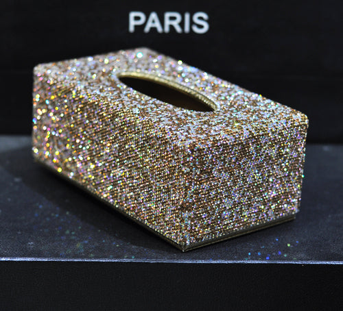 High-grade Crystal Diamond Tissue Box
