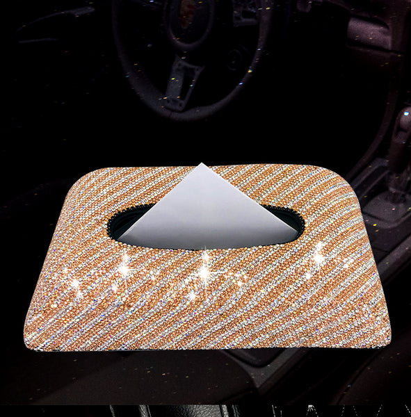 Shiny Diamond Tissue Box Rectangle