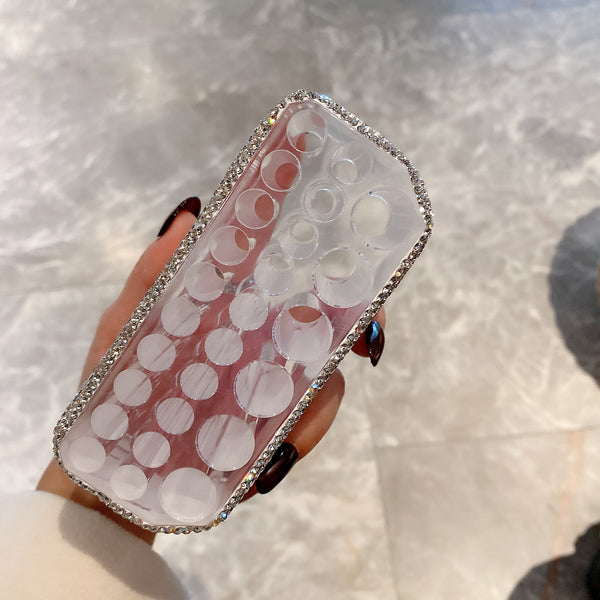 All Rhinetsones Sparkling Acrylic Makeup Brush Holder