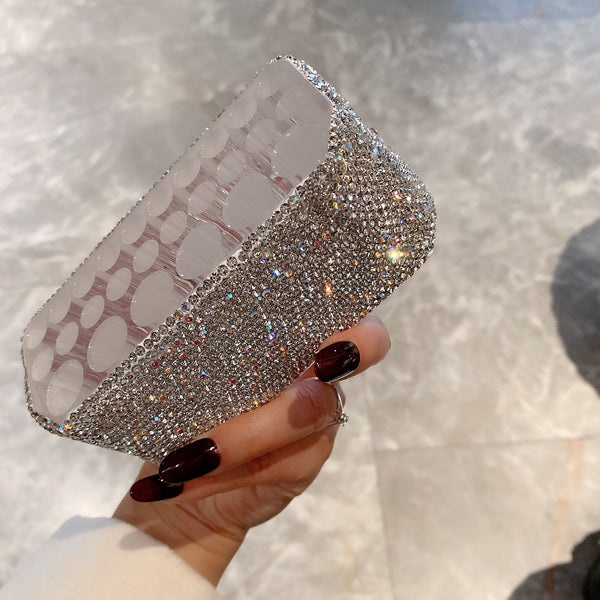 All Rhinetsones Sparkling Acrylic Makeup Brush Holder