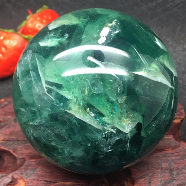 Natural Fluorite Crystal  Ball